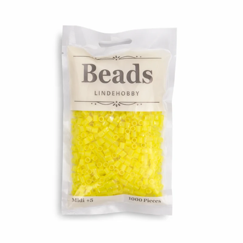 LindeHobby Beads Glitter 04 Yellow
