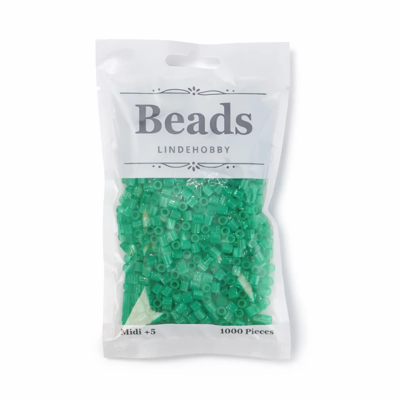LindeHobby Beads Glitter 02 Green