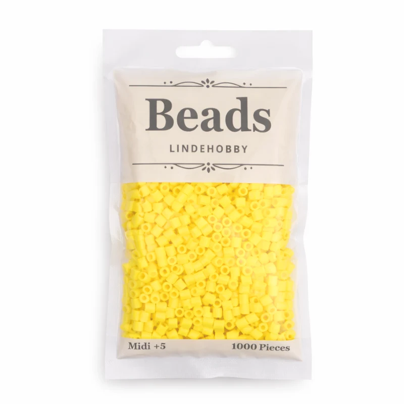 LindeHobby Beads Neon 03 Yellow