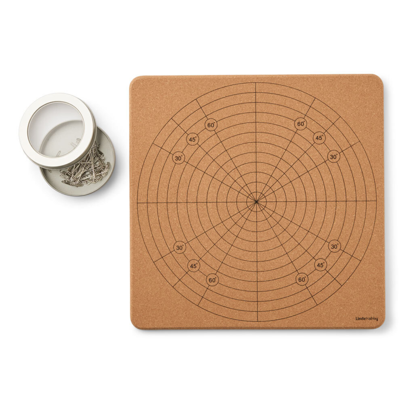 LindeHobby Blocking Mat, Cork, 30x30 cm