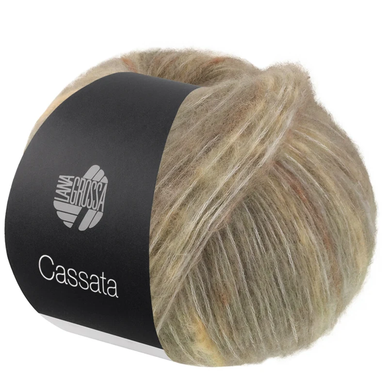 Lana Grossa Cassata 17 Green grey/peach/nougat/light grey