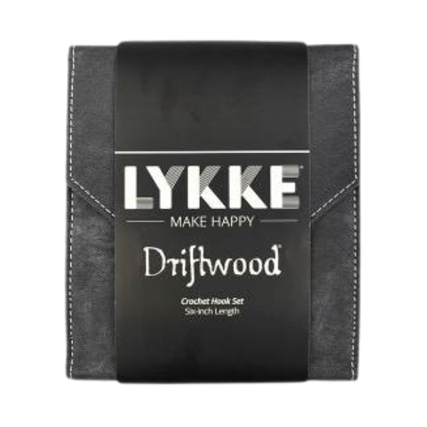 LYKKE Crochet Hook Set Driftwood, Grey, 15 cm