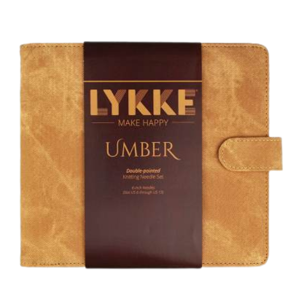 LYKKE Double-Pointed Needle Set Umber, Tan, 15 cm (4.00-9.00 mm)
