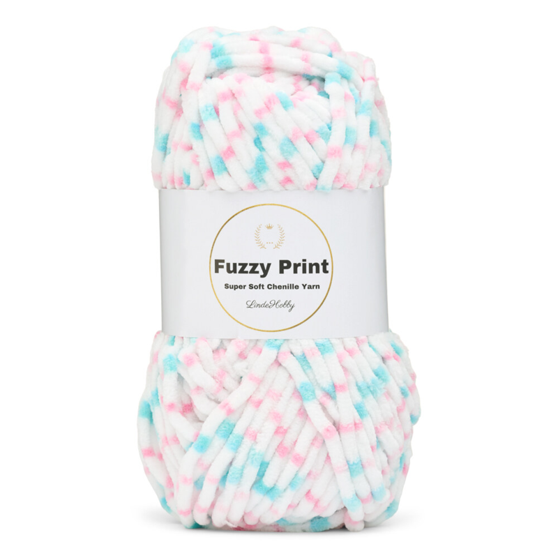 LindeHobby Fuzzy Chenille Print 07 Sweet dreams