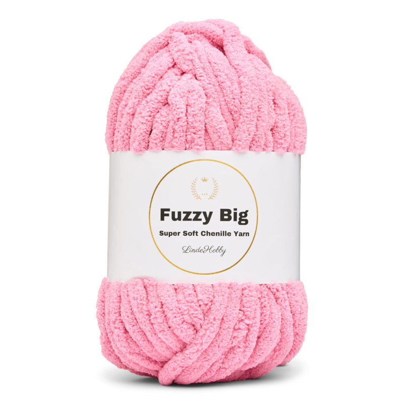 LindeHobby Fuzzy Chenille BIG 14 Dark Pink