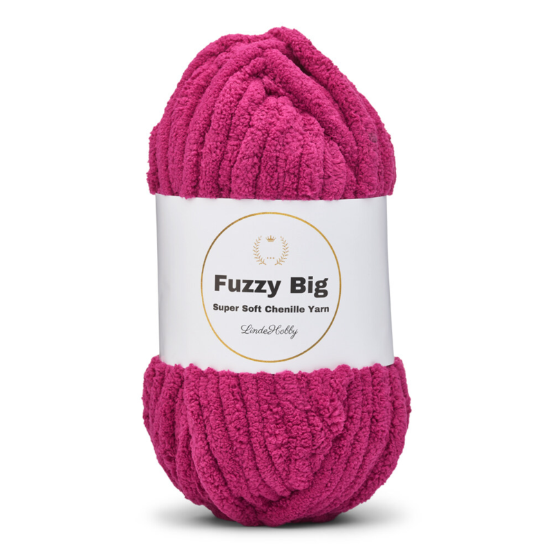 LindeHobby Fuzzy Chenille BIG 45 Dark Fuchsia