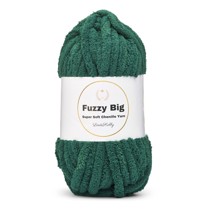 LindeHobby Fuzzy Chenille BIG 28 Emerald