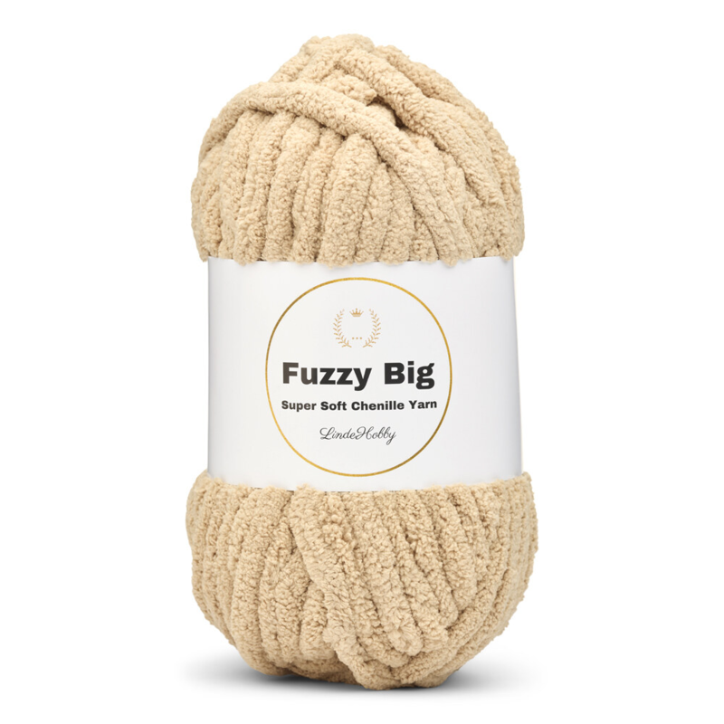 LindeHobby Fuzzy Chenille BIG 08 Beige (dark)