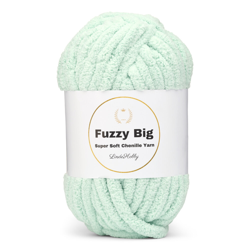 LindeHobby Fuzzy Chenille BIG 03 Mint Green