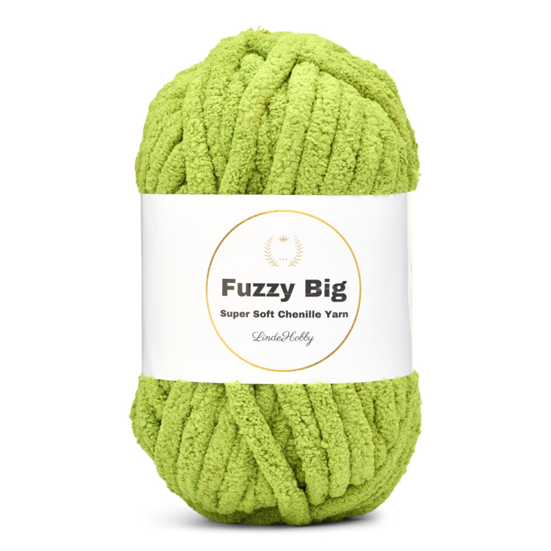 LindeHobby Fuzzy Chenille BIG 32 Grass Green