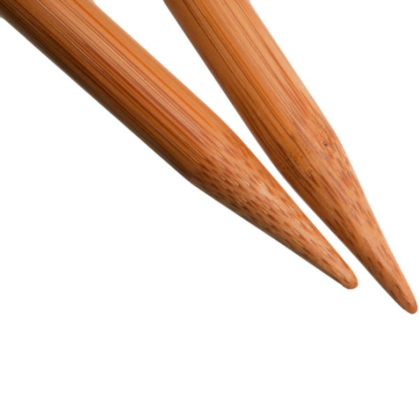 ChiaoGoo Bamboo Patina Single Pointed Needles (18, 23 and 33 cm)