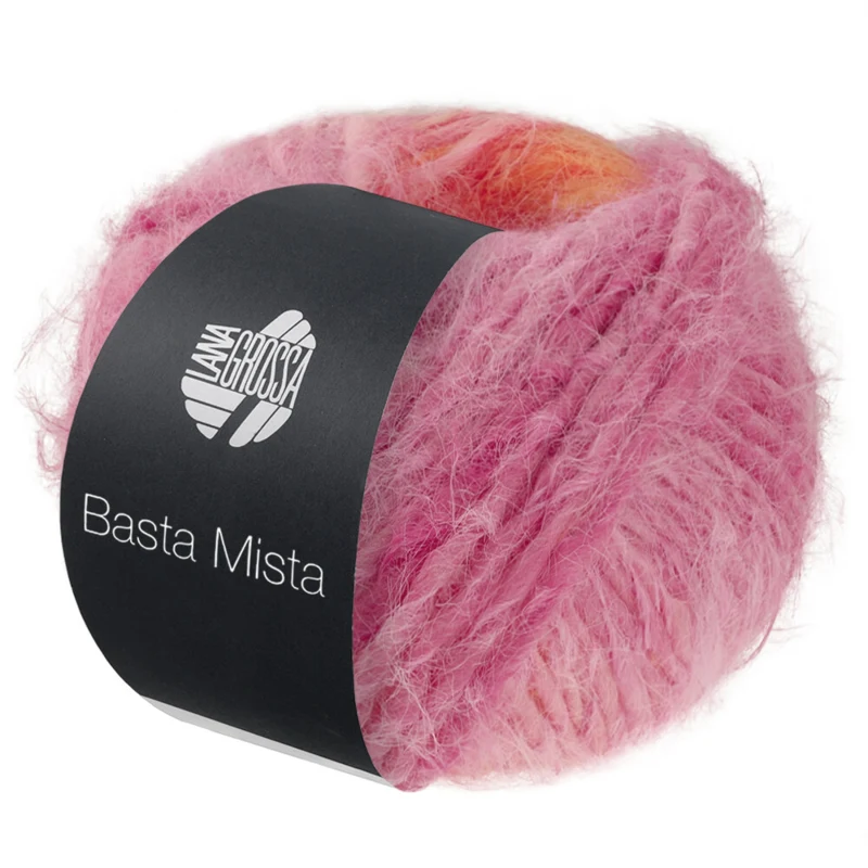 Lana Grossa Basta Mista 111 Peach/Apricot/Orange/Pink/Pink/Fuchsia
