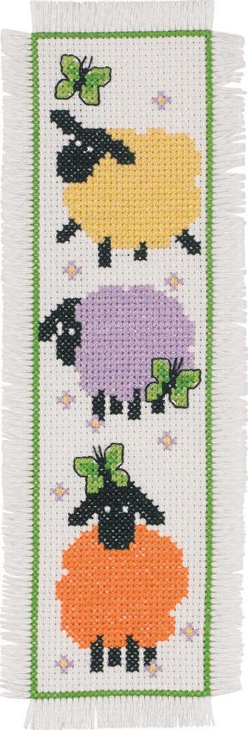 Embroidery Kit Sheep 7 x 22 cm / 2.76 x 8.66 in