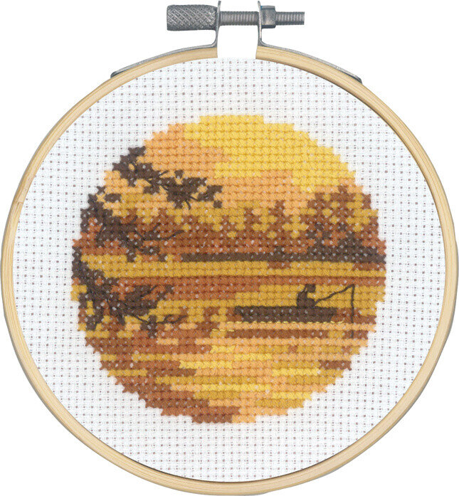 Embroidery Kit Fishing Trip in Autumn w/5810/10