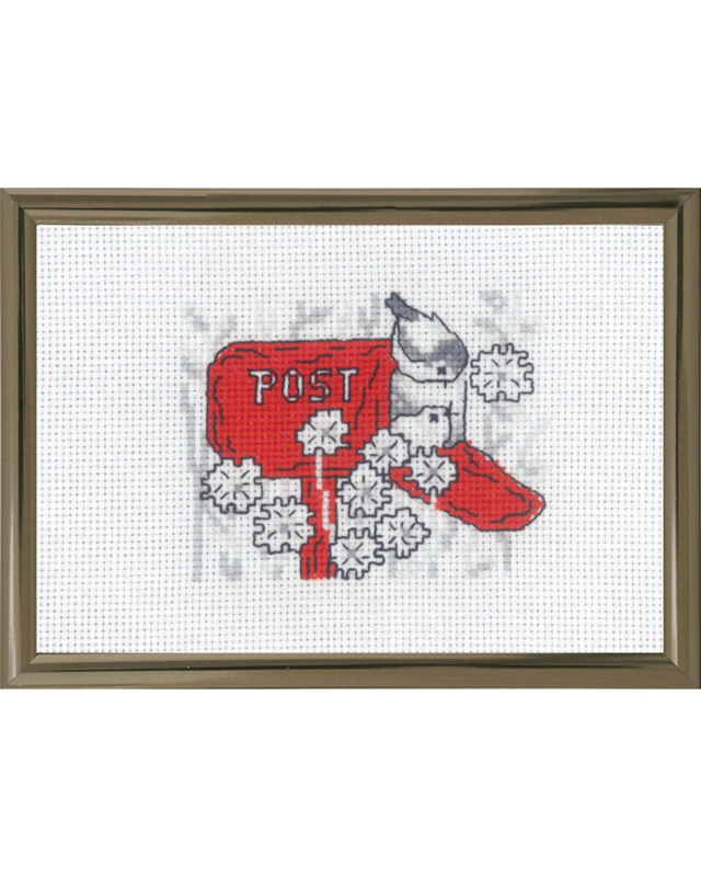 Embroidery Kit Mailbox R5794 10 x 15 cm / 3.94 x 5.91 in