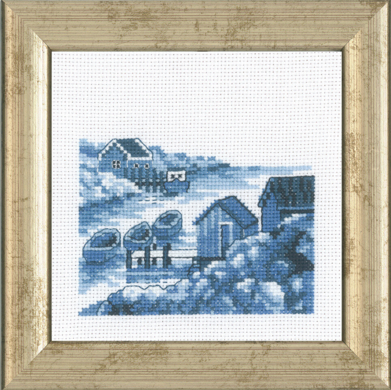 Embroidery Kit Skærgården R5995 12x12 cm / 4.72x4.72 in
