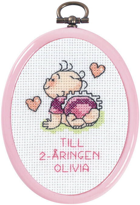 Embroidery Kit Olivia 2 w/R5961/02 7x9 cm / 2.76x3.54 in