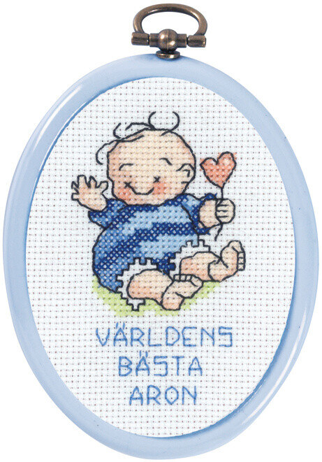 Embroidery Kit Aron 1 w/ R5961/03 7 x 9 cm / 2.76 x 3.54 in