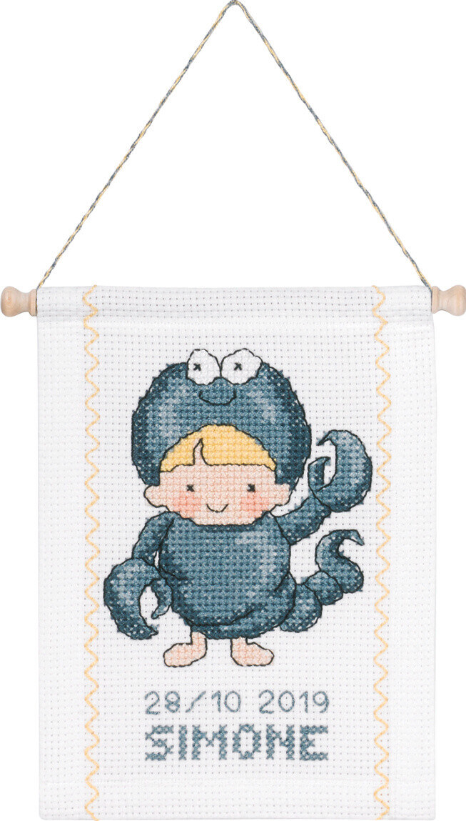 Embroidery Kit Scorpion B5129/18 18 x 25 cm / 7.09 x 9.84 in