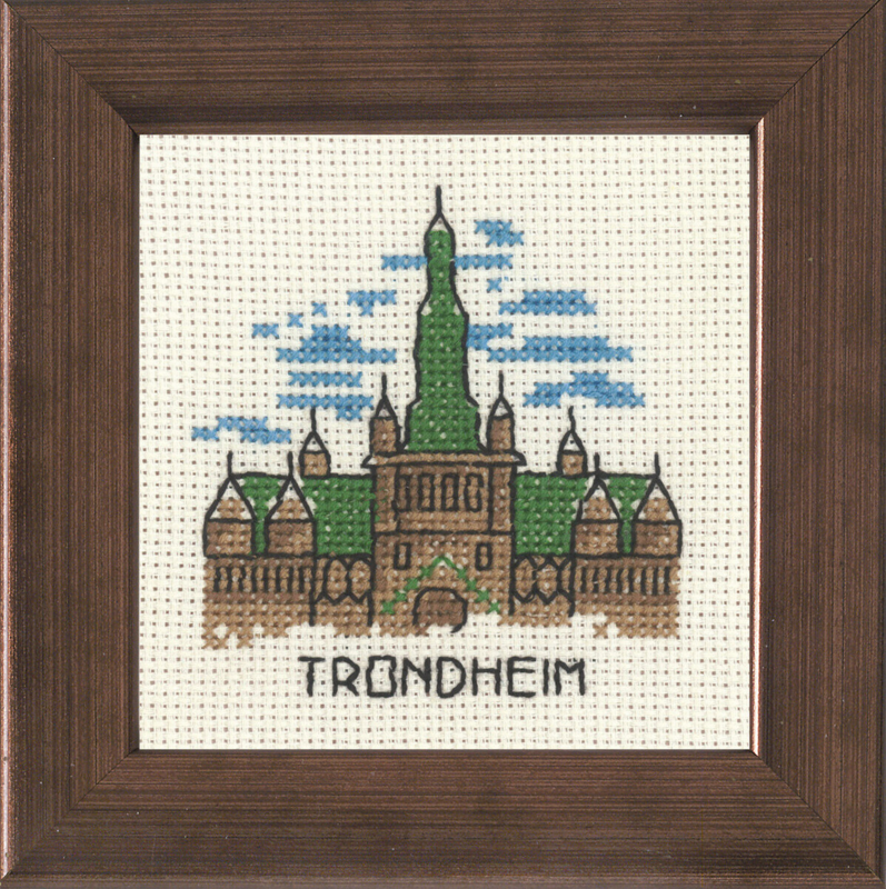 Embroidery Kit Trondheim 10 x 10 cm / 4 x 4 in R5370