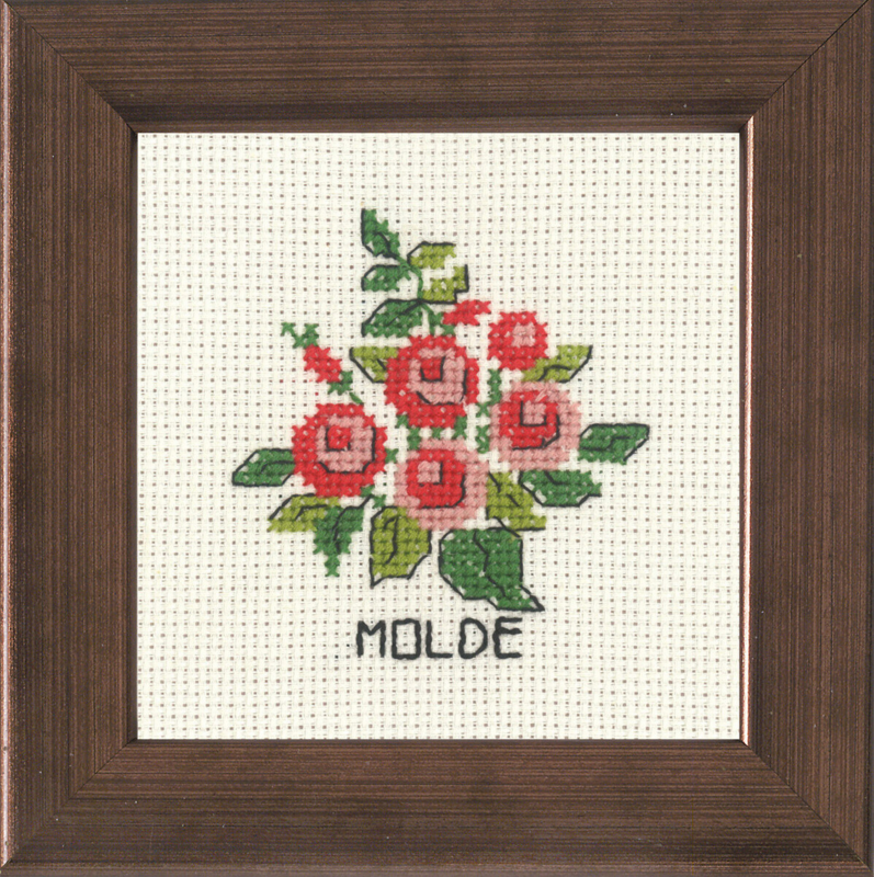 Embroidery Kit Molde 10 x 10 cm / 3.94 x 3.94 in R5370
