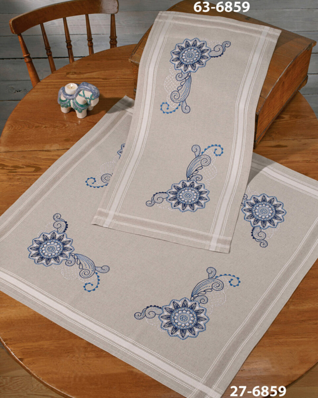 Embroidery Kit Mandala 80 x 80 cm / 31.50 in x 31.50 in