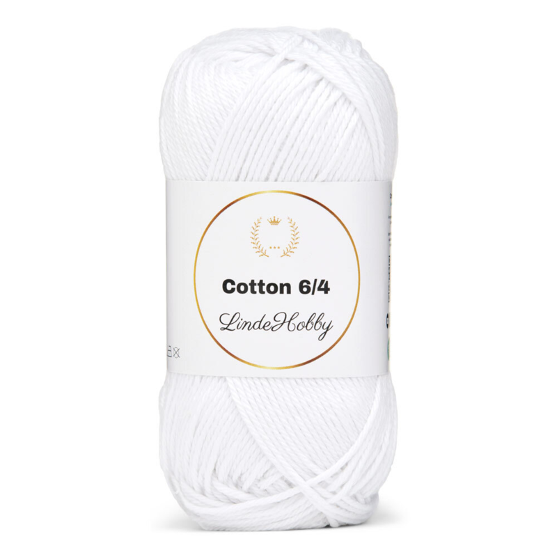 LindeHobby Cotton 6/4 019 Bianco