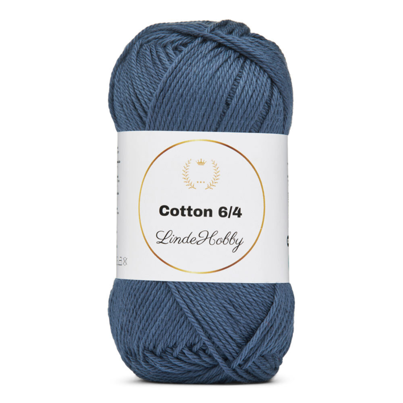 LindeHobby Cotton 6/4 008 Blu Bimbo