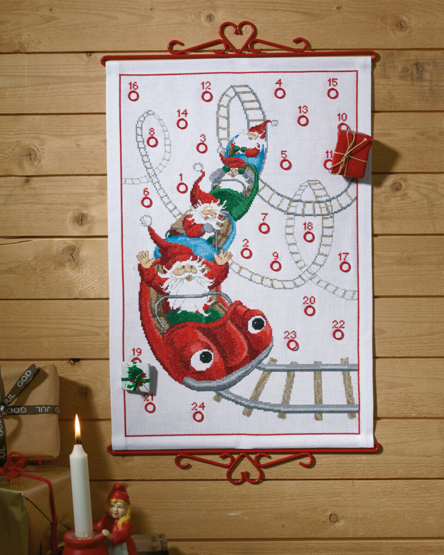 Embroidery Kit Rollercoaster B5125/38 38 x 57 cm / 14.96 x 22.44 in