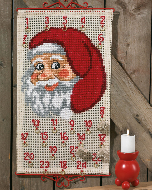 Embroidery Kit Santa Claus 5125/35 35 x 60 cm / 13.78 x 23.62 in