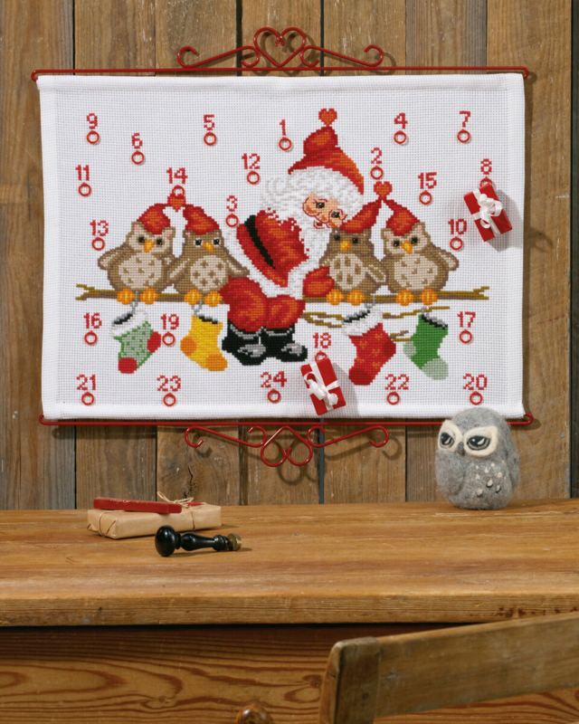 Embroidery Kit The Owls on Branch B5125/58 58x41 cm / 23x16 in