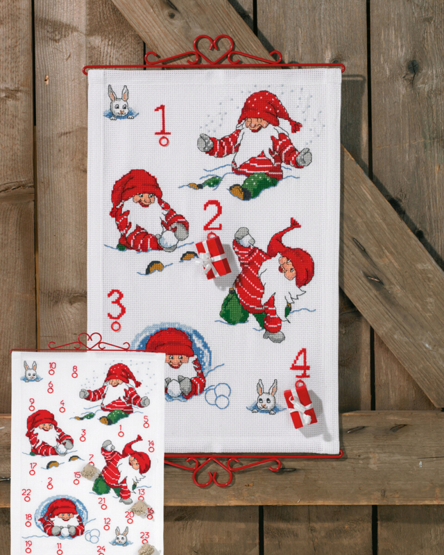 Embroidery Kit Elf Play B5125/40 40 x 60 cm / 15.75 x 23.62 in