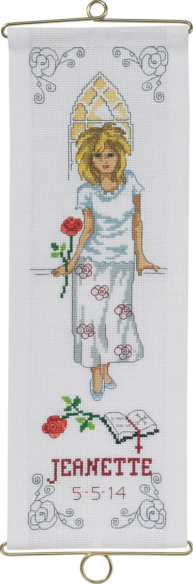 Embroidery Kit Jeanette incl/5188/14 14 x 40 cm / 5.51 x 15.75 in