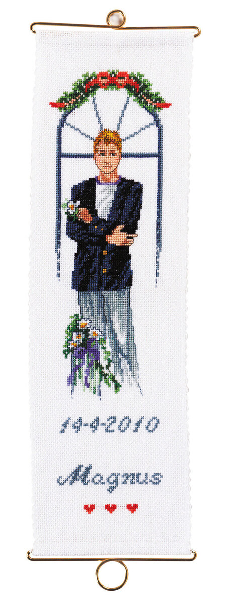 Embroidery Kit "Magnus 12x40 cm / 4.72x15.75 in m/5188/12"