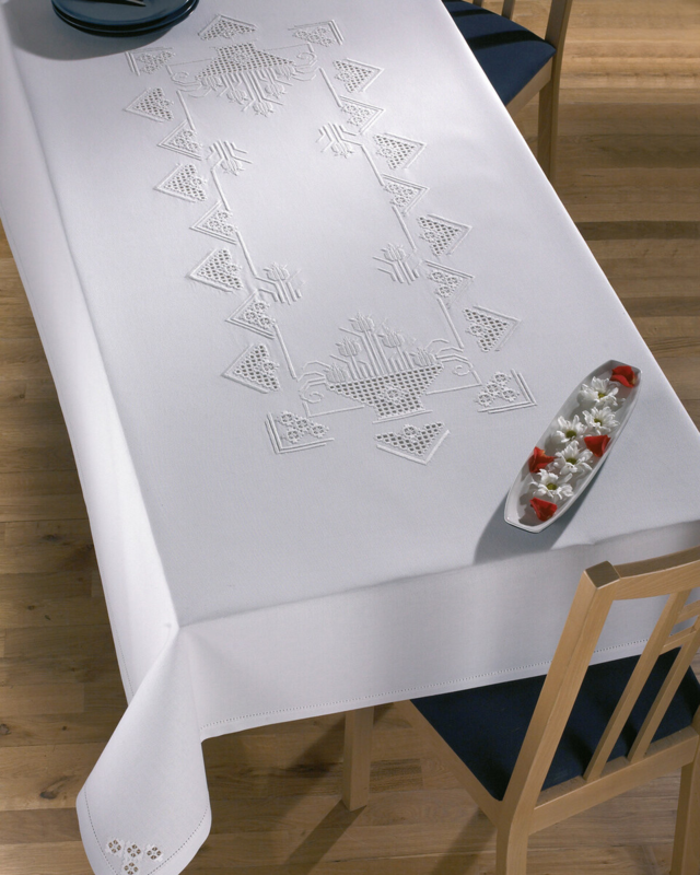 Embroidery Kit Hardanger 138 x 210 cm / 54.33 x 82.68 in.