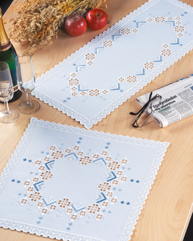 Embroidery Kit Hardanger 27 x 65 cm / 10.63 x 25.59 in