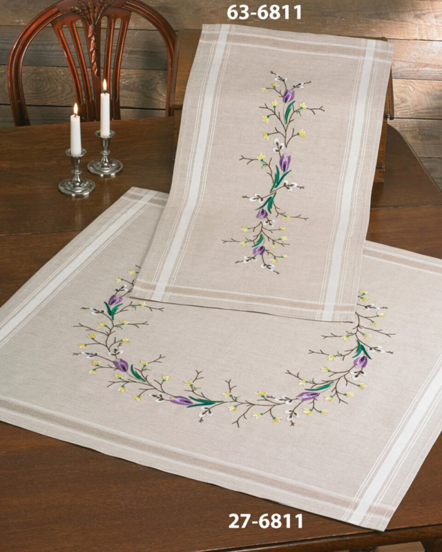 Embroidery Kit Crocus Vine 40 x 80 cm / 15.75 x 31.5 in