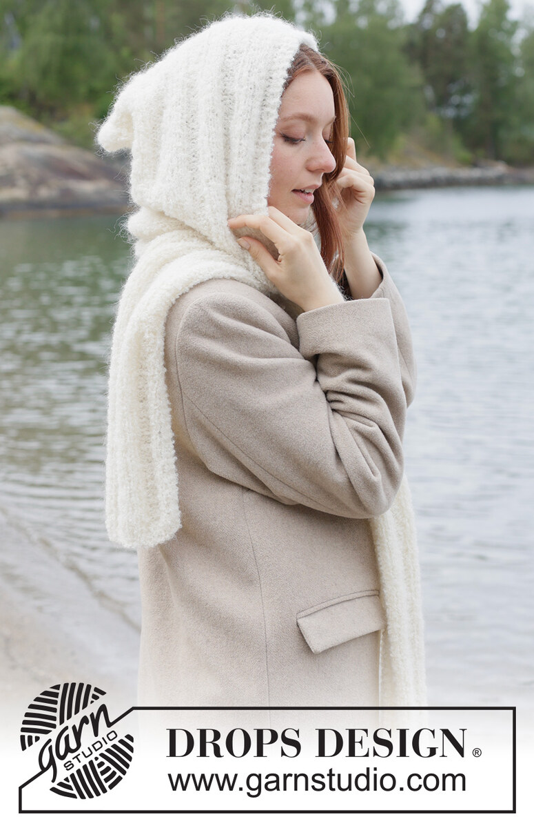 261-6 Robin's Bride Scarf by DROPS Design