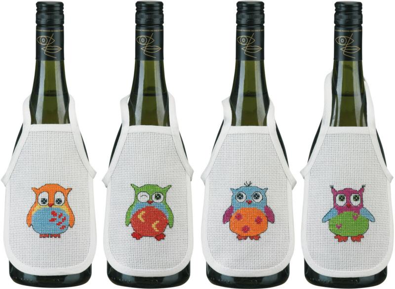 Embroidery Kit Owls 10 x 15 cm / 4 x 6 in