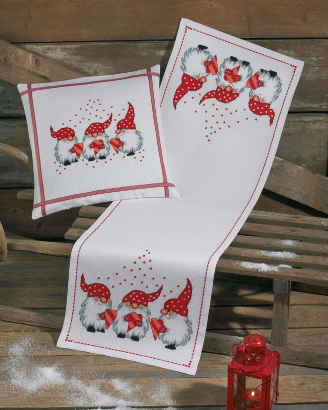 Embroidery Kit Polkanisser 40 x 40 cm / 15.75 x 15.75 in