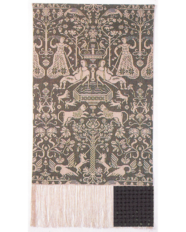 Embroidery Kit Partition Dark Green 85 x 147 cm / 33.46 x 57.87 in