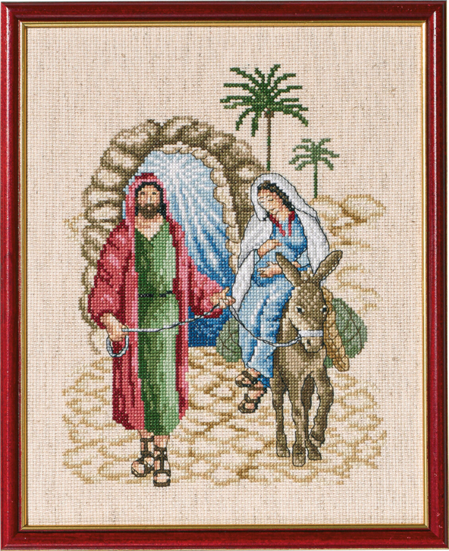 Embroidery Kit Josef & Maria R72-370 23 x 29 cm / 9.06 x 11.42 in