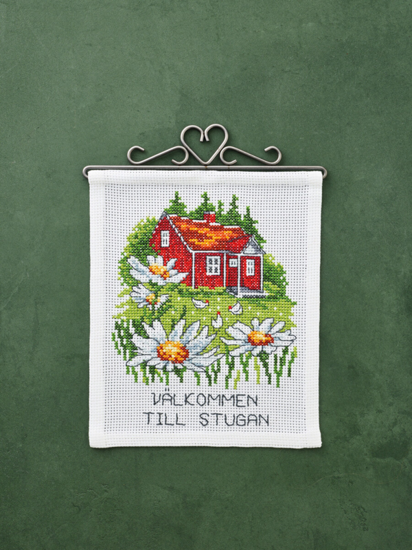 Embroidery Kit Welcome B5124/25 25 x 30 cm / 9.84 x 11.81 in