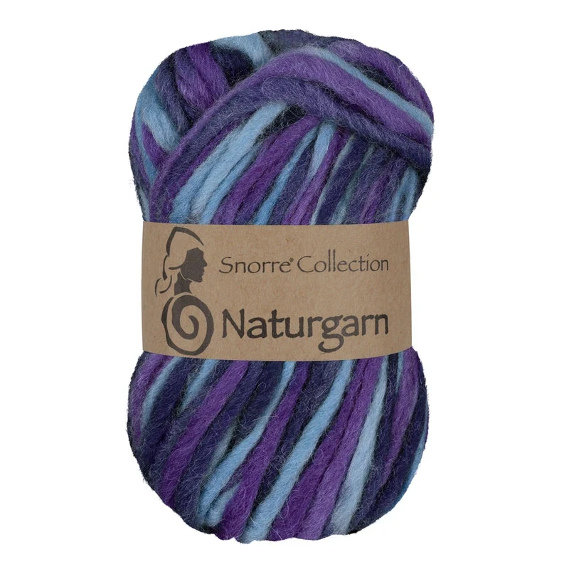 Viking Snorre Naturgarn 670 Multi purple/turquoise