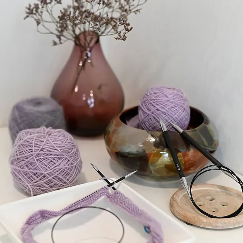 KnitPro Karbonz FIXED Circular Needles, 100 cm