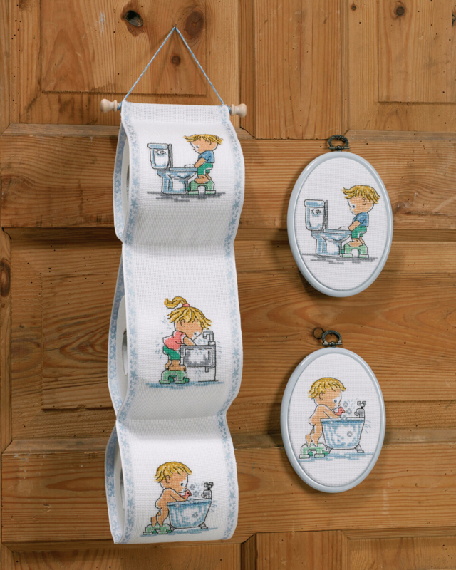 Embroidery Kit Play in the Bath M5964/03 11 x 15 cm / 4.33 x 5.91 in