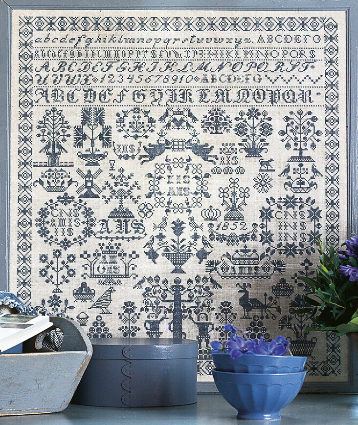 Embroidery Kit Name Cloth 55 x 58 cm / 21.65 x 22.83 in