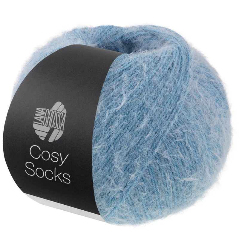 Lana Grossa Cosy Socks 14 Pigeon blue