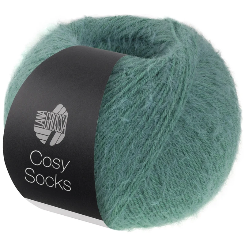 Lana Grossa Cosy Socks 06 Sage green