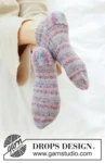 265-28 Purple Pop Socks by DROPS Design